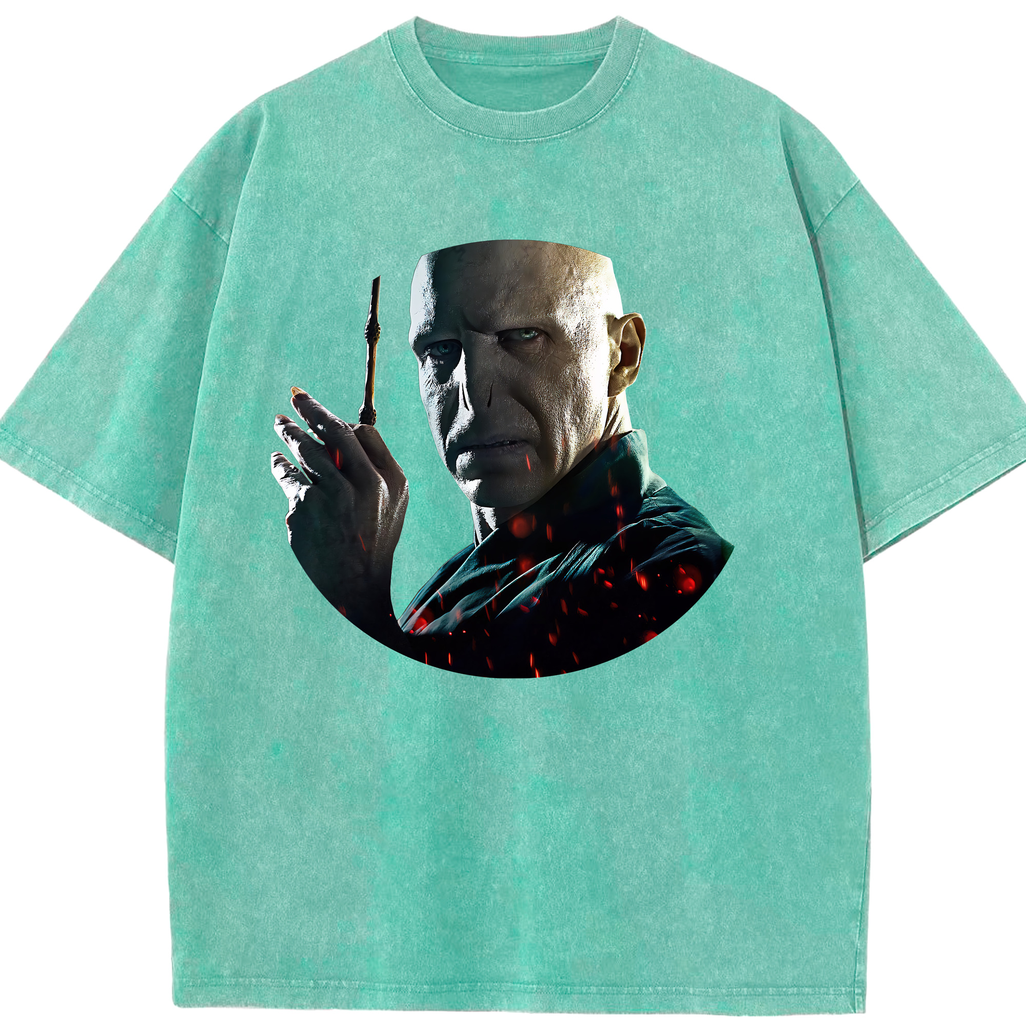（画像用） Harry Potter ハリー・ポッターシリーズ 綿100% ヴィンテージ風 半袖Tシャツ（フロントプリント）